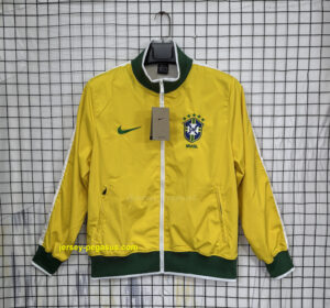 Brazil yellow Retro Windbreaker