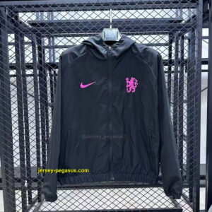 CHE black windbreaker
