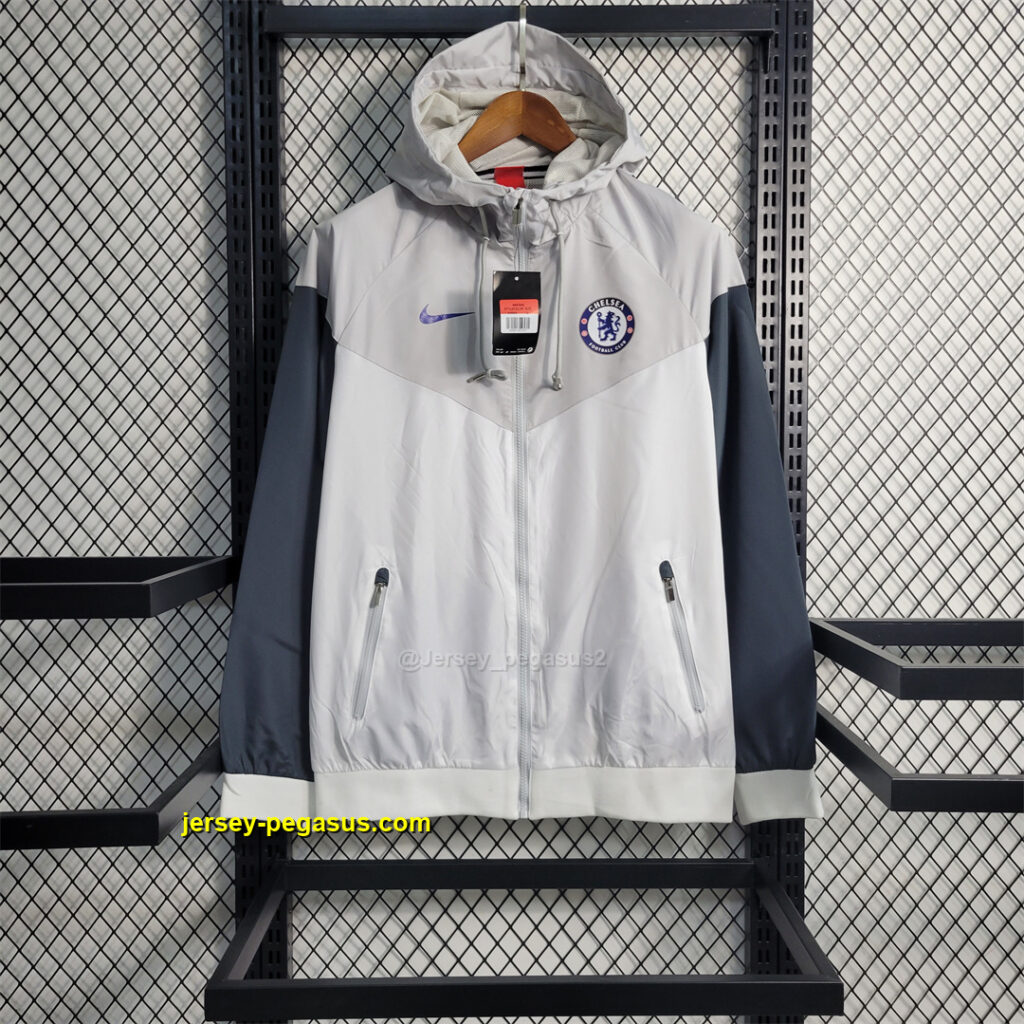 CHE white Windbreaker