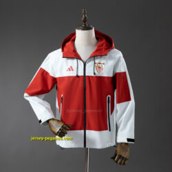 Sevilla 2025-26 White And Red windbreaker (95)