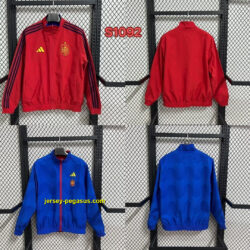 Spain 2026 Red And Blue Reversible windbreaker