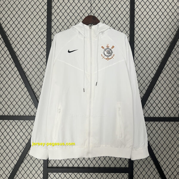 Corinthians Windbreaker White Corinthians Windbreaker White