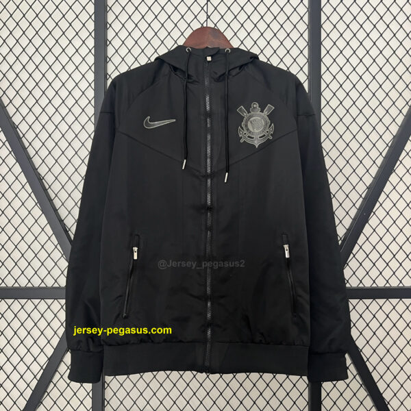 Corinthians black windbreaker
