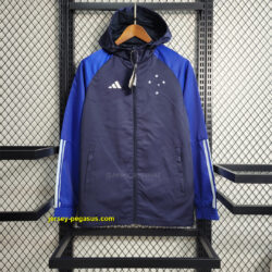 Cruzeiro royal blue and blue Windbreaker