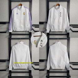 Double-side Windbreaker R MAD white