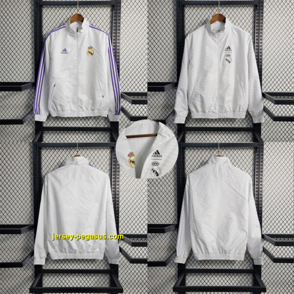Double-side Windbreaker R MAD white