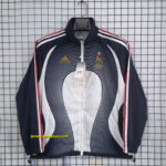 France black and white retro windbreaker