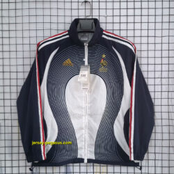 France black and white retro windbreaker