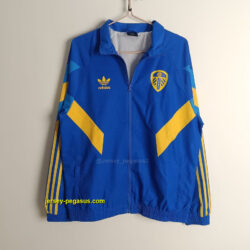 Leeds United blue windbreaker