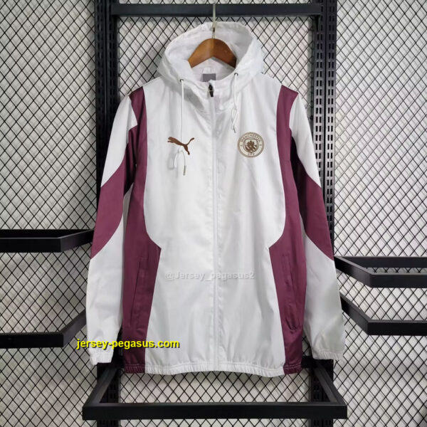 MCI white and red windbreaker MCI white and red windbreaker