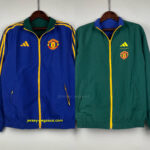 MNU Reversible Green and Bule Windbreaker