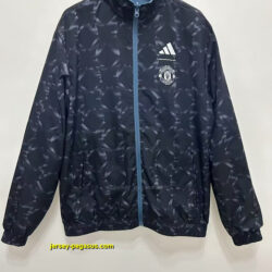 MNU blue reversible windbreaker