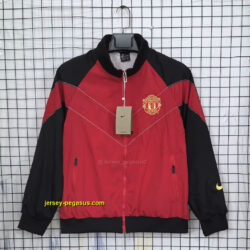 MNU red windbreaker