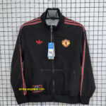 Manchester United BLack Windbreaker