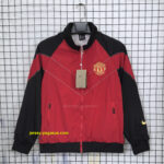 Manchester United Red Retro Windbreaker