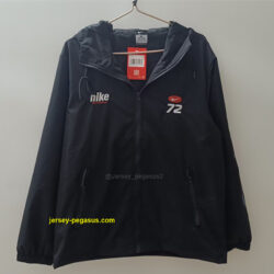 NK black windbreaker