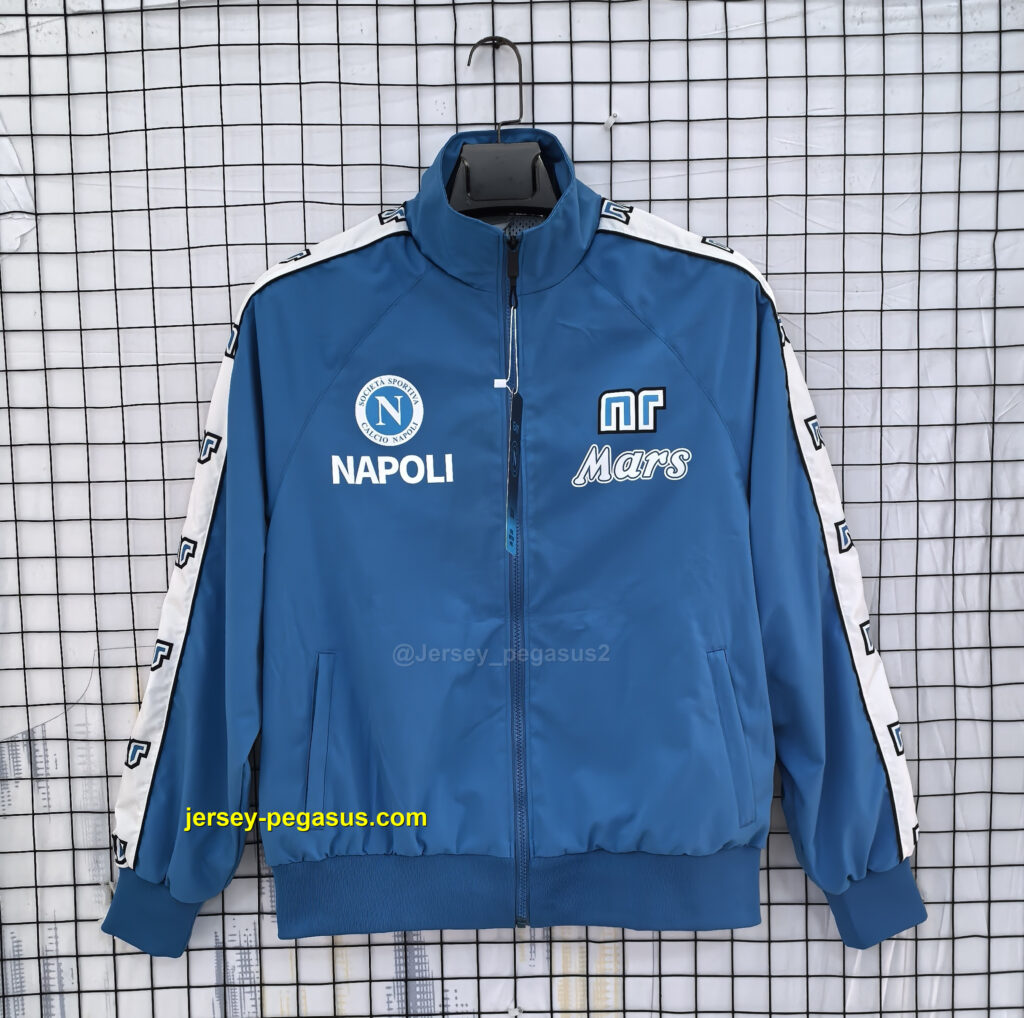 Napoli Retro Blue Windbreaker