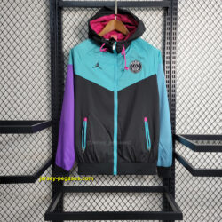 PSG Black with Blue and Purple Windbreaker