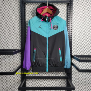 PSG Black with Blue and Purple Windbreaker