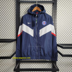 PSG Windbreaker royal blue and white