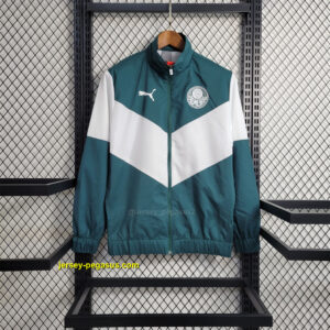 Palmeiras Windbreaker White and Green