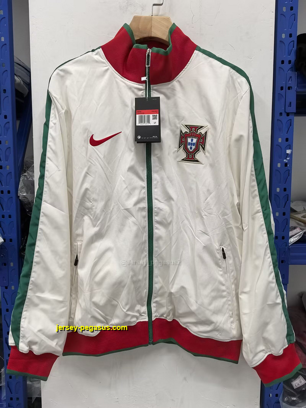 Portugal white windbreaker Portugal white windbreaker