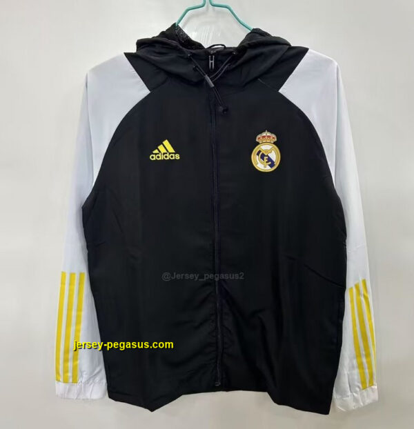 R MAD black and white windbreaker