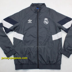 R MAD gray windbreaker