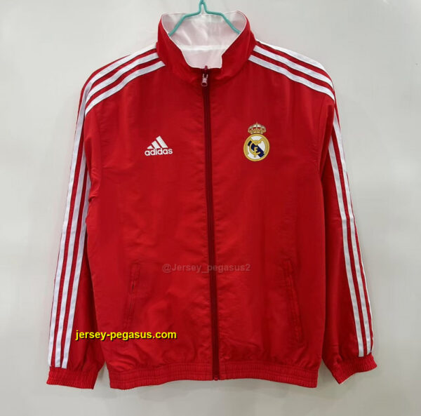 R MAD white and red reversible windbreaker R MAD white and red reversible windbreaker