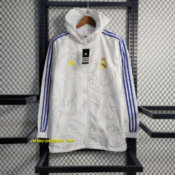 R MAD white with yellow logo Windbreaker