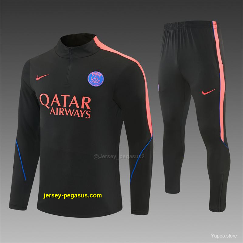 Player Version Paris Black Half Zipper Jacket+Long Pants Player Version Paris Black Half Zipper Jacket+Long Pants