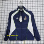 Real Madrid Blue Retro Windbreaker