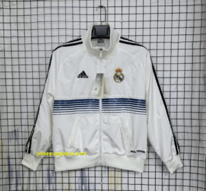 Real Madrid white Retro Windbreaker