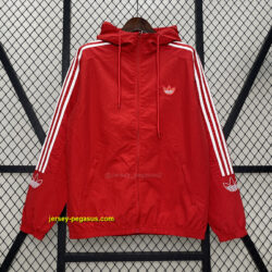 Red Windbreaker