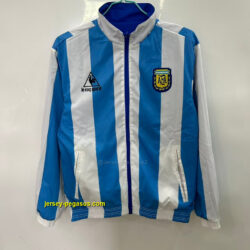 Retro 1986 Argentina blue white Windbreaker