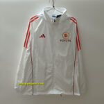 Roma white windbreaker
