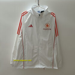 Roma white windbreaker