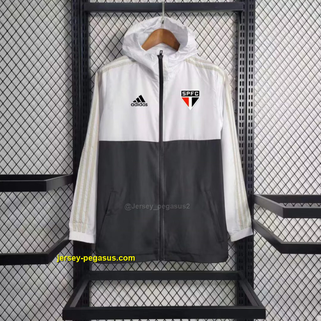 Sao Paulo Windbreaker black and white