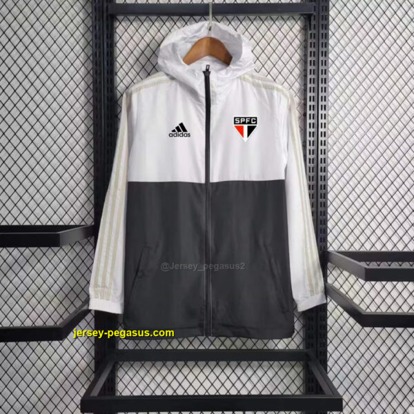 Sao Paulo Windbreaker black and white