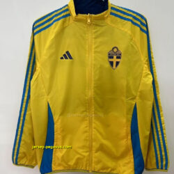 Sweden blue yellow reversible Windbreaker