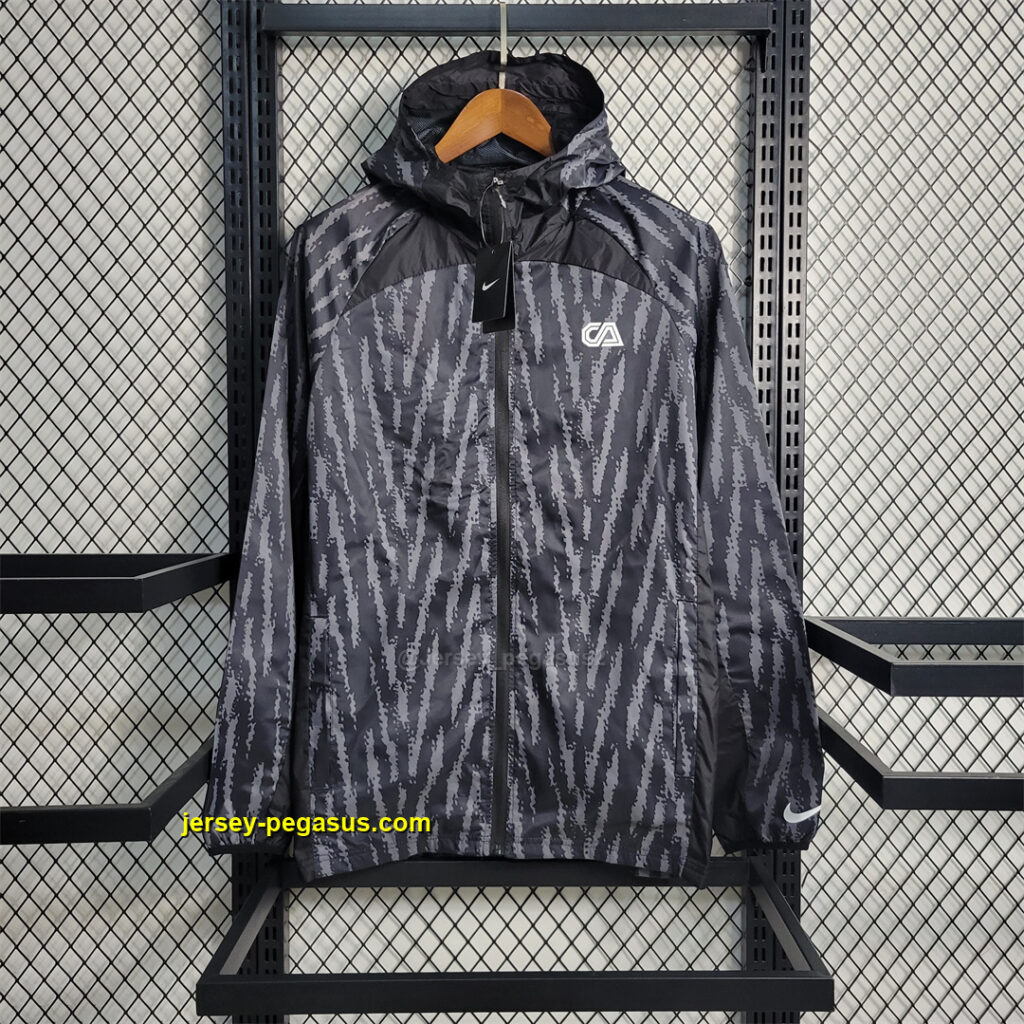 Windbreaker Club America Black and Gray