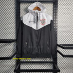Windbreaker Corinthians black and white