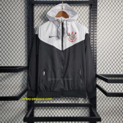 Windbreaker Corinthians black and white