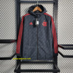 Windbreaker Flamengo dark gray with red logo