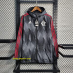 Windbreaker Flamengo gray with white logo
