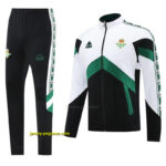 Real Betis WHITEBlackGreen Full Zipper Jacket + Long Pants