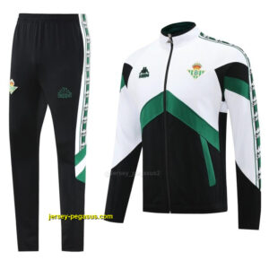 Real Betis WHITEBlackGreen Full Zipper Jacket + Long Pants