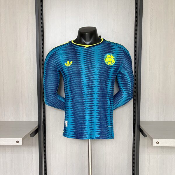 Player version long-sleeved 2026 Colombia away Jersey Player version long-sleeved 2026 Colombia away Jersey