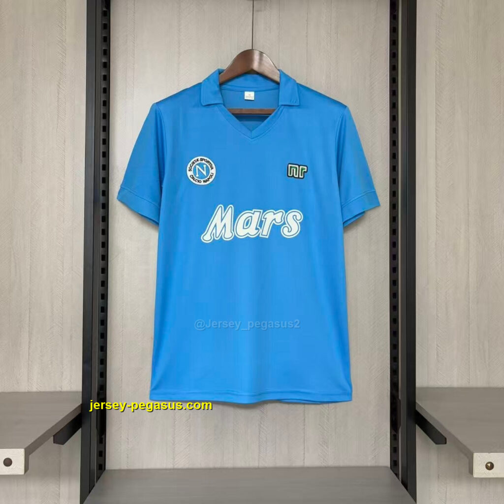 Retro 1988-89 Napoli Home Jersey