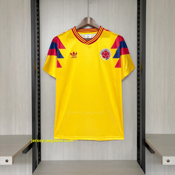 Retro 1990 Colombia Home Jersey Retro 1990 Colombia Home Jersey